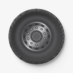 Plato De Papel El monster truck cansa #1