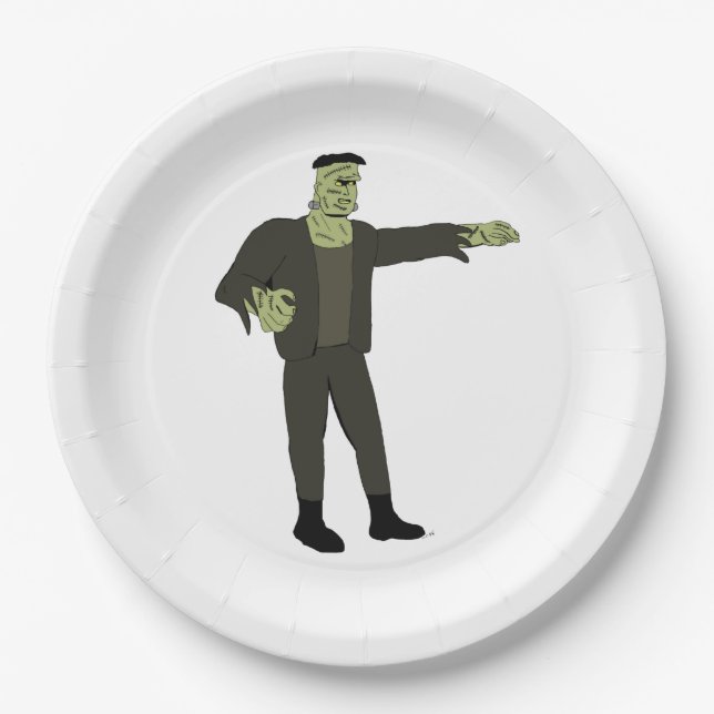 Plato De Papel El monstruo (Anverso)