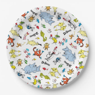 Plato De Papel El mundo del patrón de Dr. Seuss