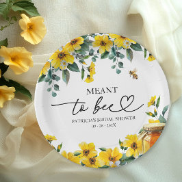 Plato De Papel El Objetivo De Ser Una Ducha Bridal