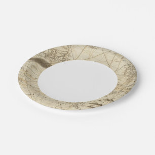 Plato De Papel El océano Atlántico