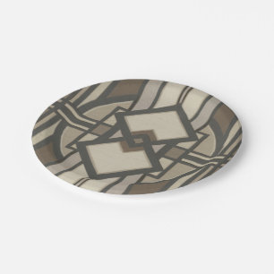 Plato De Papel El panel neutral I de Deco