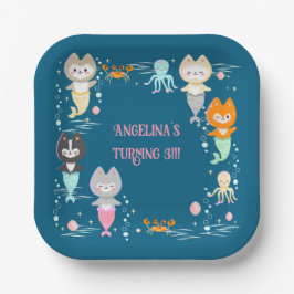 Plato De Papel El Papel Plantea Fiesta Náutica Temática De Cumple