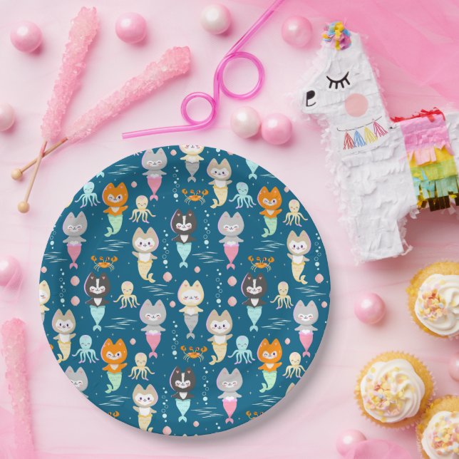 Plato De Papel El Papel Plantea Fiesta Náutica Temática De Cumple (Fiesta)