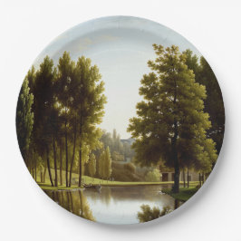 Plato De Papel El parque de Mortefontaine (por Bidaud)