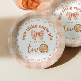 Plato De Papel El pequeño patio de cola cumple dos años