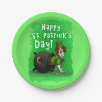 El perro del Día de San Patricio