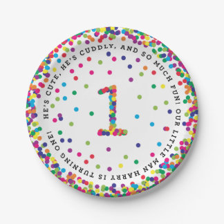Plato De Papel El personalizado 7" de Ellen placas