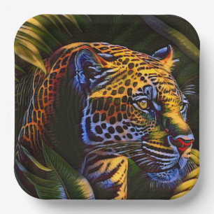 Plato De Papel El poderoso jaguar un depredador de la jungla