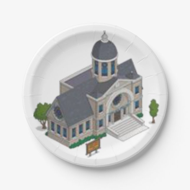 Plato De Papel El rabino de las placas de papel (Anverso)