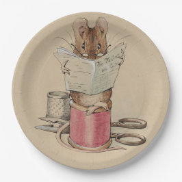 Plato De Papel El ratón sastre (por Beatrix Potter)