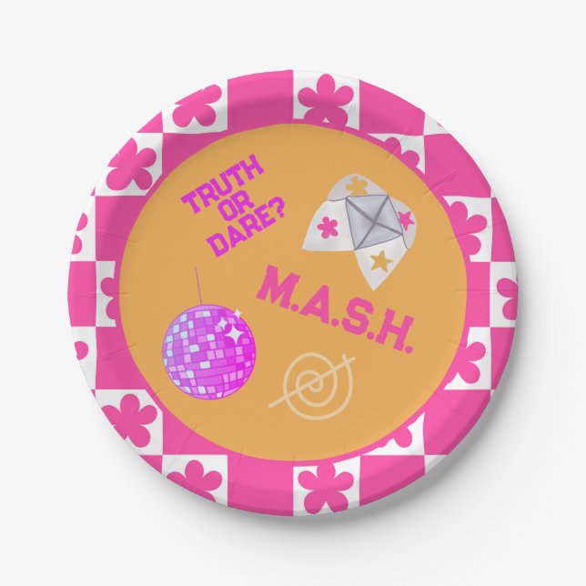 Plato De Papel El retroceso de los 90 de Preppy (Anverso)