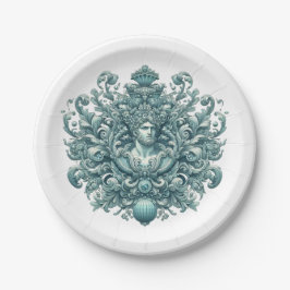 Plato De Papel El rey de Aquamarin.