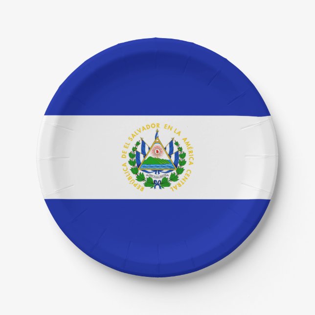 Plato De Papel El Salvador (Anverso)