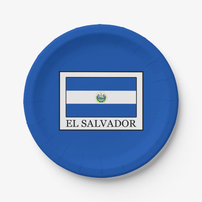 Plato De Papel El Salvador (Anverso)