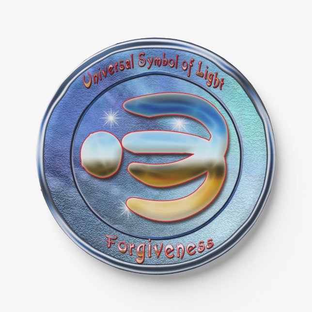 Plato De Papel El símbolo del perdón (Anverso)