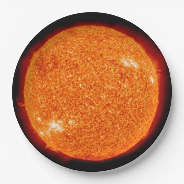 Plato De Papel El Sol (Anverso)