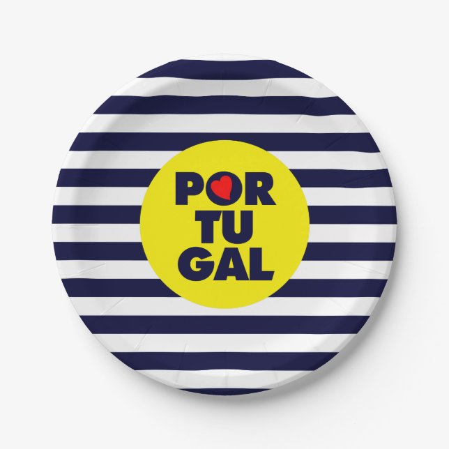 Plato De Papel El sol portugués (Anverso)