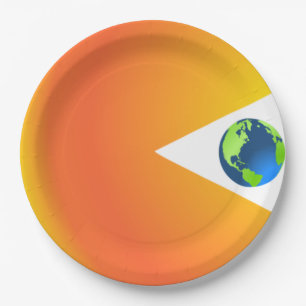 Plato De Papel El Sol se tragará la Tierra