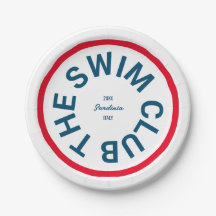 El Swim Club Blue Escudo Red Stripe