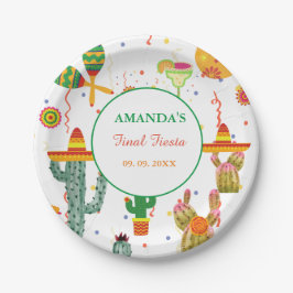 Plato De Papel El taco mexicano por amor a la fiesta de la solter