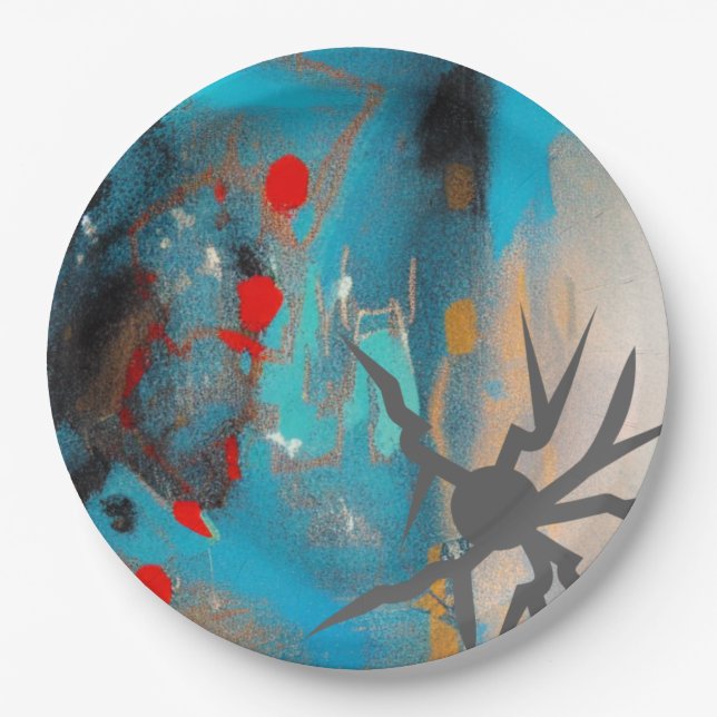 Plato De Papel El terremoto (Anverso)