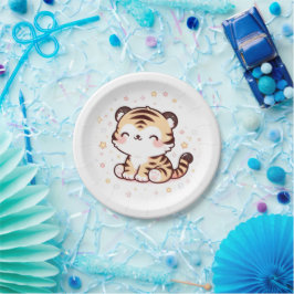 Plato De Papel El tigre encantado