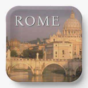 Plato De Papel El Vaticano Italia, Roma