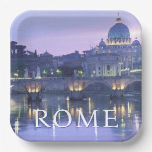 Plato De Papel El Vaticano Roma, Italia