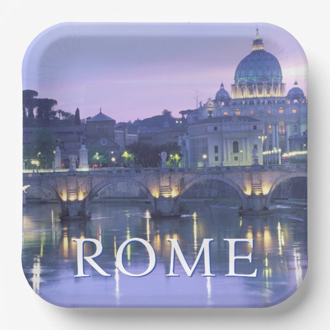 Plato De Papel El Vaticano | Roma, Italia (Anverso)