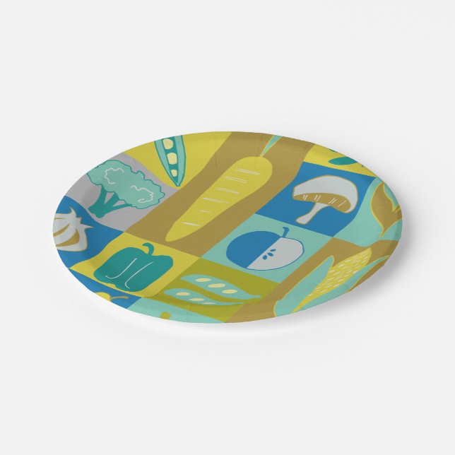 Plato De Papel El Veggie bloquea II (Angular)