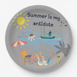 Plato De Papel El verano es mi antídoto