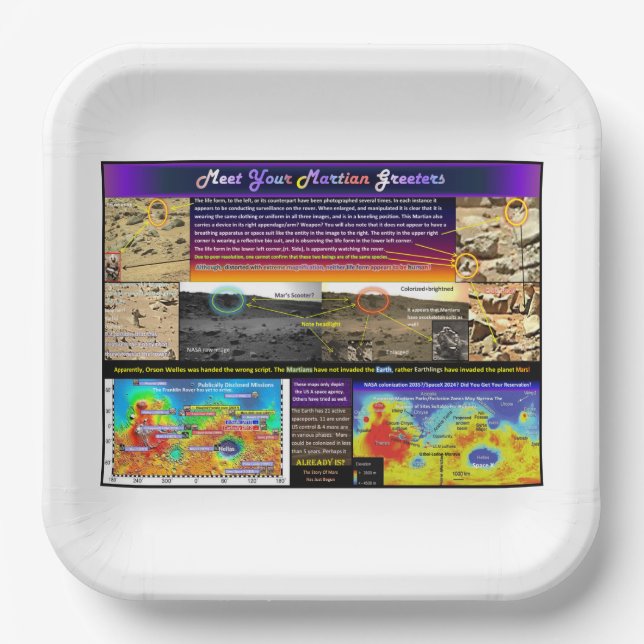 Plato De Papel El verdor de Mar (Anverso)