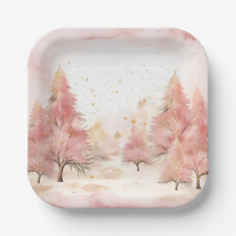 Plato De Papel Elegant Christmas Paper Plates 