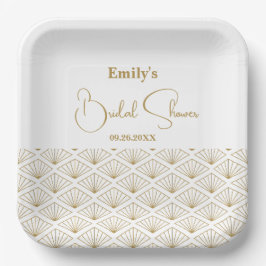 Plato De Papel Elegant Japanese Bridal Shower