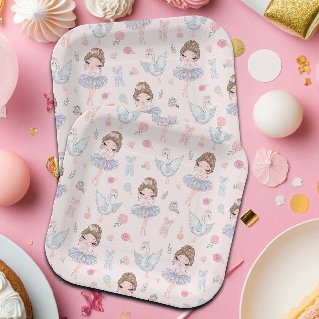 Plato De Papel Elegant My Sweet Ballerina (Subido por el creador)