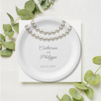 Elegante Boda del collar de la Perla