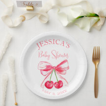 Elegante Chica Baby Shower Coquette Pink Bow