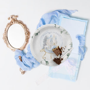 Plato De Papel Elegante cuento de hadas   Cumpleaños de la Prince