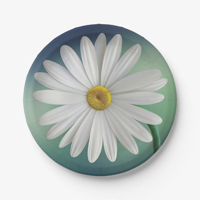 Plato De Papel Elegante, Elegante, Blanco (Anverso)