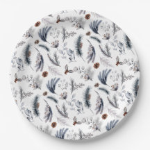 Elegante feriado botánico de pino de invierno