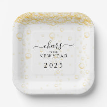 Elegante Fizz de Champán Nochevieja