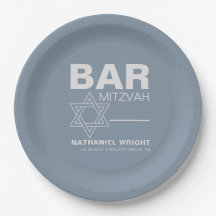 Elegante minimalista Bar Formal Azul Mitzvah