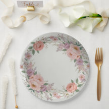 Elegante patrón floral de flor silvestre boda de v