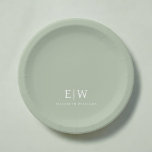 Plato De Papel Elegante Profesional Simple Monograma Minimalista<br><div class="desc">Presentamos nuestra Elegante Colección Minimalista Profesional Simple Monograma: Eleva tu estilo con sofisticación atemporal y elegancia subestimada. Esta colección, elaborada con meticulosa atención a los detalles, presenta diseños minimalistas adornados con su monograma personalizado. Cada pieza exuda profesionalismo y refinamiento, perfecto para dar una impresión duradera en cualquier entorno. Desde la...</div>