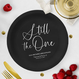 Plato De Papel Elegante Renovar Votos Matrimoniales Stylish Still
