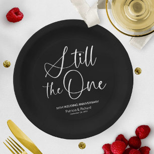 Plato De Papel Elegante Renovar Votos Matrimoniales Stylish Still