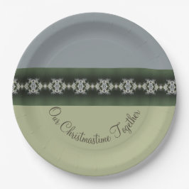 Plato De Papel Elegante tema de vacaciones