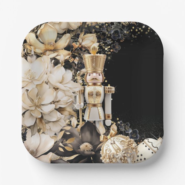 Plato De Papel Elegantes Navidades Fiestas Plates (Anverso)