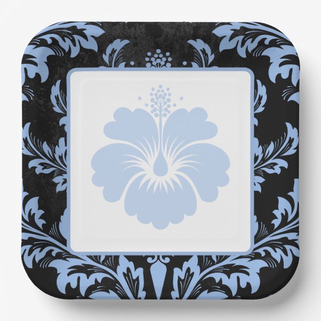 Plato De Papel Elegantes placas de papel personalizado para Navid (Anverso)